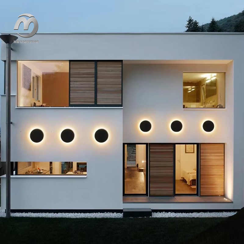 Modern Decorative Porch Corridor Sconce Lamp Aluminum Wall Mounted Light Outdoor Led Wall Lamp