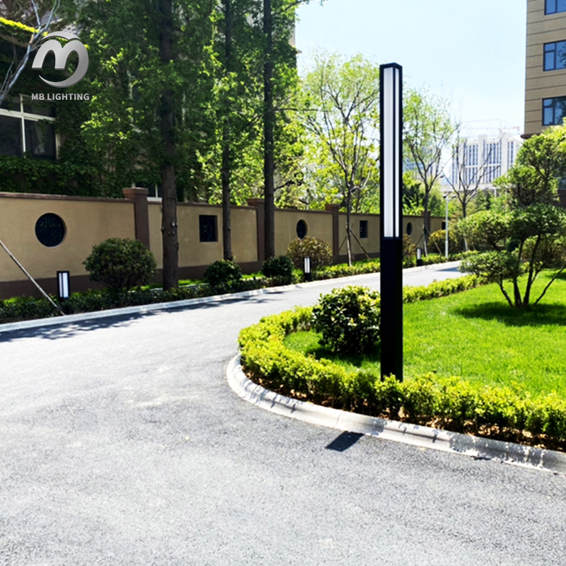 Outdoor Aluminum Yard Bollard Lighting High Pole Garden Lights 40W Led Landscape Lights