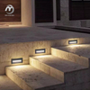 Outdoor LED Wall Lamp Rectangle Foot Light Recessed Corner Light Corridor Step Stair Light