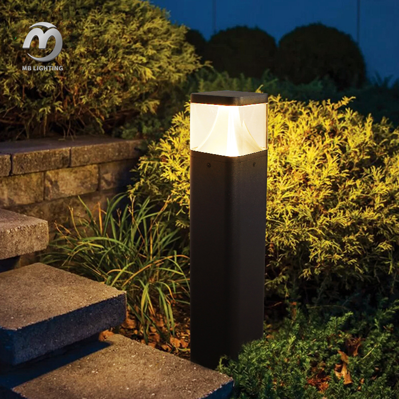Outdoor Waterproof Lawn Light Villa Garden Courtyard Pillar Lamp 10W LED Bollard Light