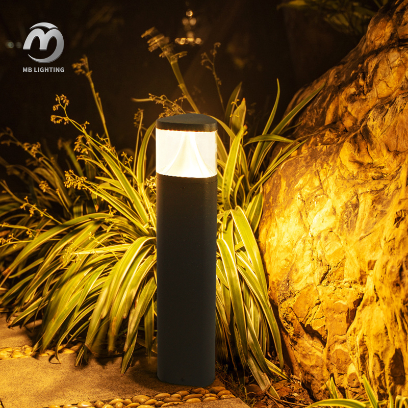 Exterior Landscape Bollard Light Waterproof Lawn Lamp Outdoor 10W LED Garden Light