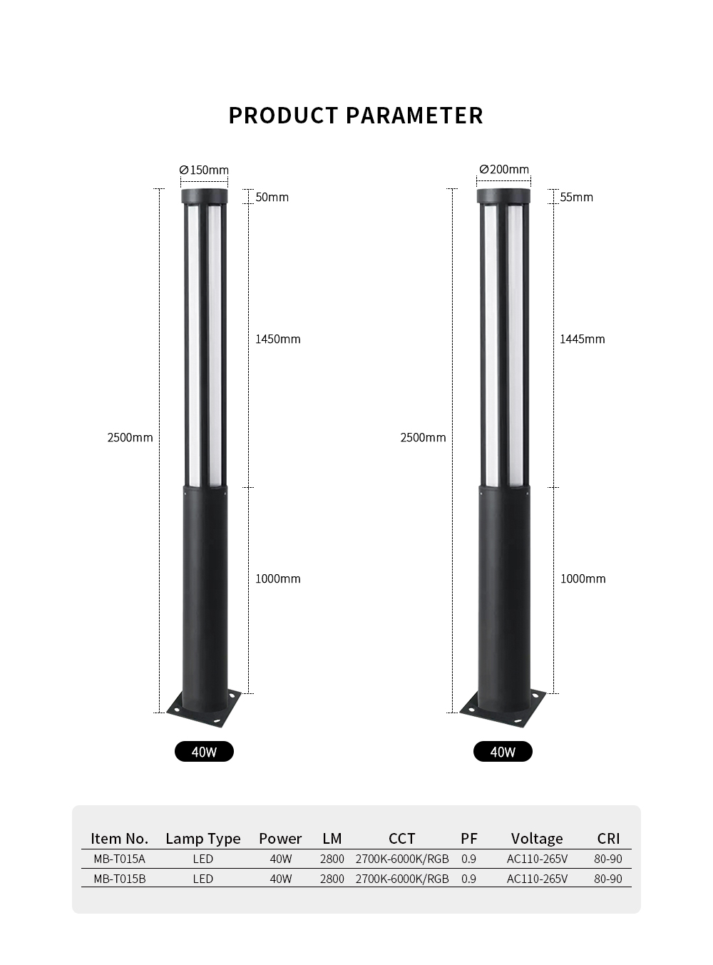 LED Bollard Lights