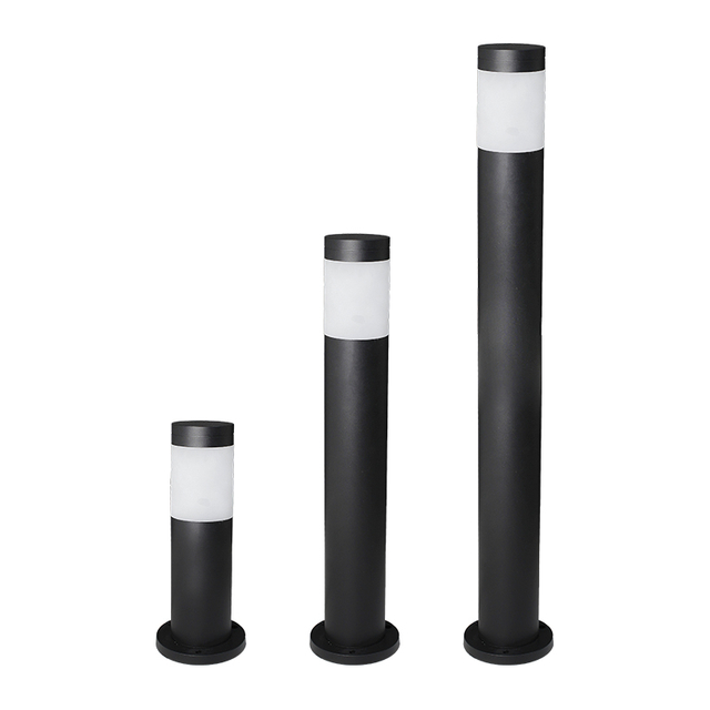 LED Garden Waterproof Lawn Lamp Modern Aluminum Pillar Light Outdoor Courtyard Landscape Bollards Light