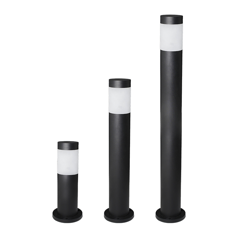 LED Garden Waterproof Lawn Lamp Modern Aluminum Pillar Light Outdoor Courtyard Landscape Bollards Light