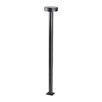Waterproof High Post Landscape Lamp 20W Outdoor LED Bollard Light Courtyard Garden Pole Lights