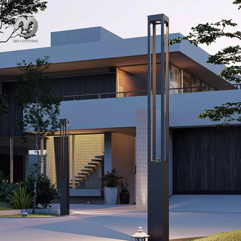 Landscape Outdoor Lawn Lamp Waterproof Park Yard Lighting 20W Aluminium LED Garden Pole Lamp