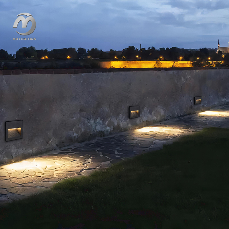 Outdoor Indoor Led Stair Light Recessed Step Wall Lighting Aluminum Led Step Lights