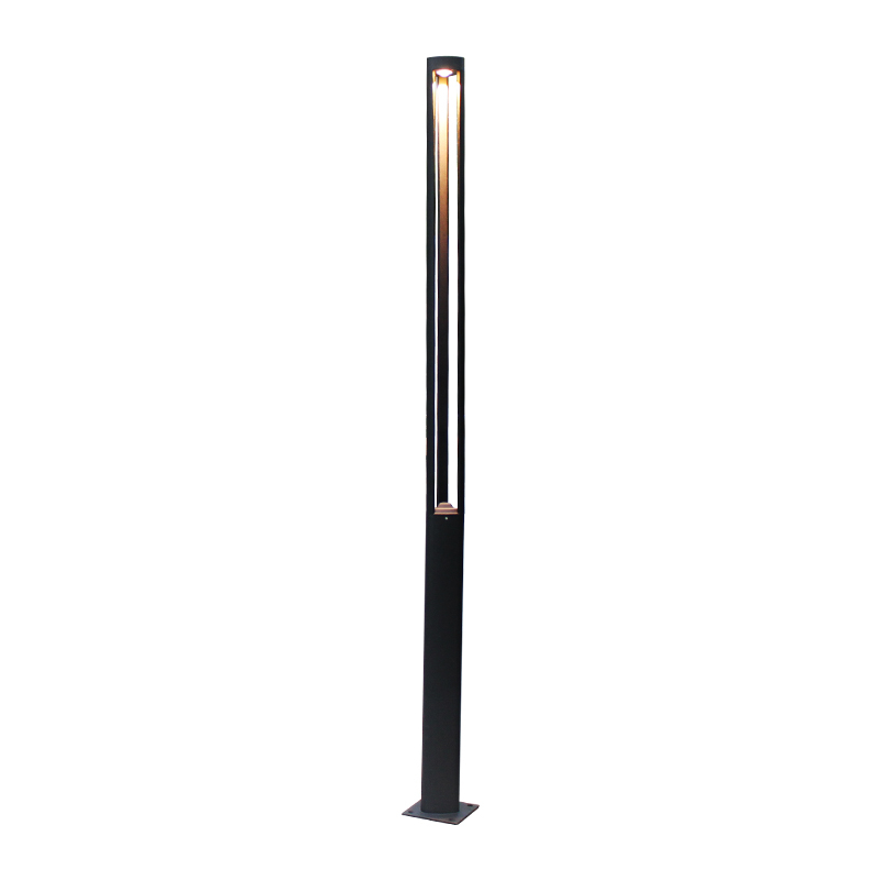 20W Aluminium Waterproof Pole Lamp Park Landscape Yard Lamps Outdoor Bollard LED Garden Light