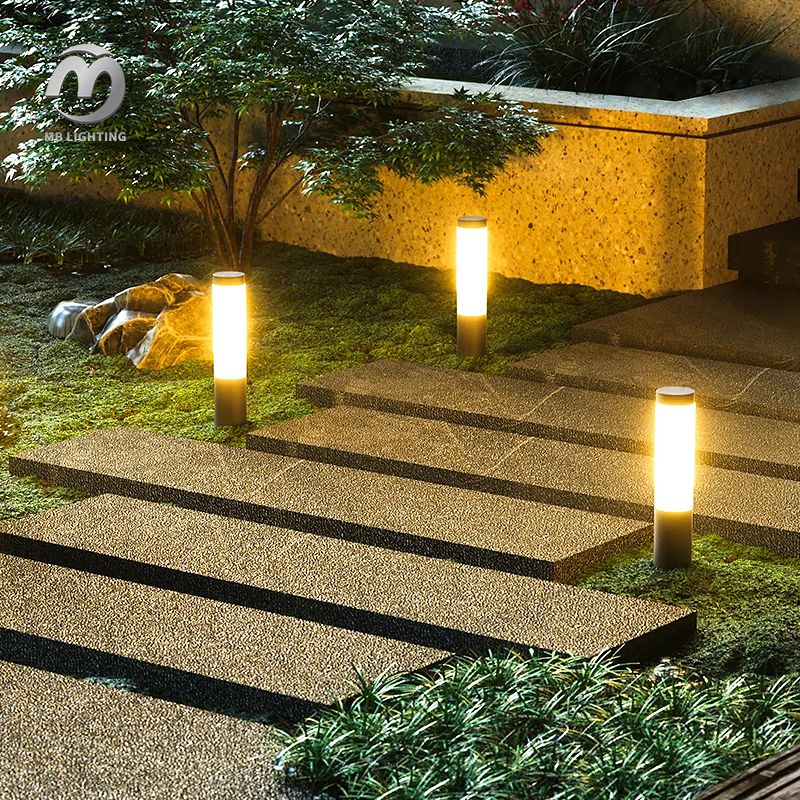 Outdoor Aluminum Lighting Pole Lights Waterproof Anti-rust Garden Light Park Aisle Decorative Lawn Lamps