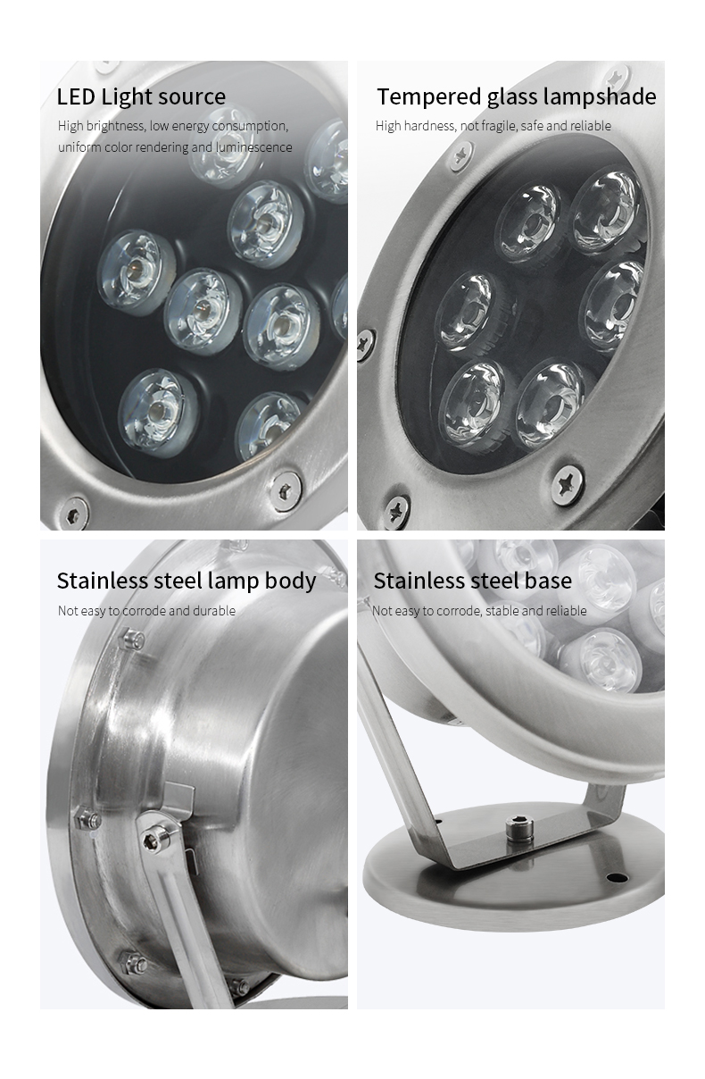 led swimming pool lamp