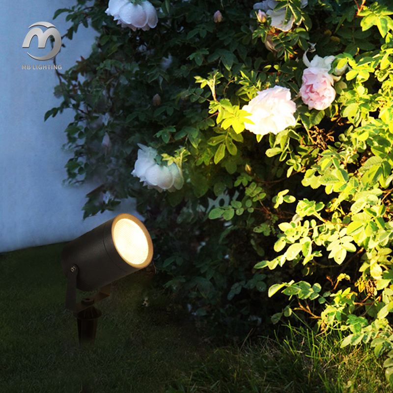 Outdoor Aluminum Material Led Spot Light Garden Yard Waterproof Floodlight Landscape Spike Lights