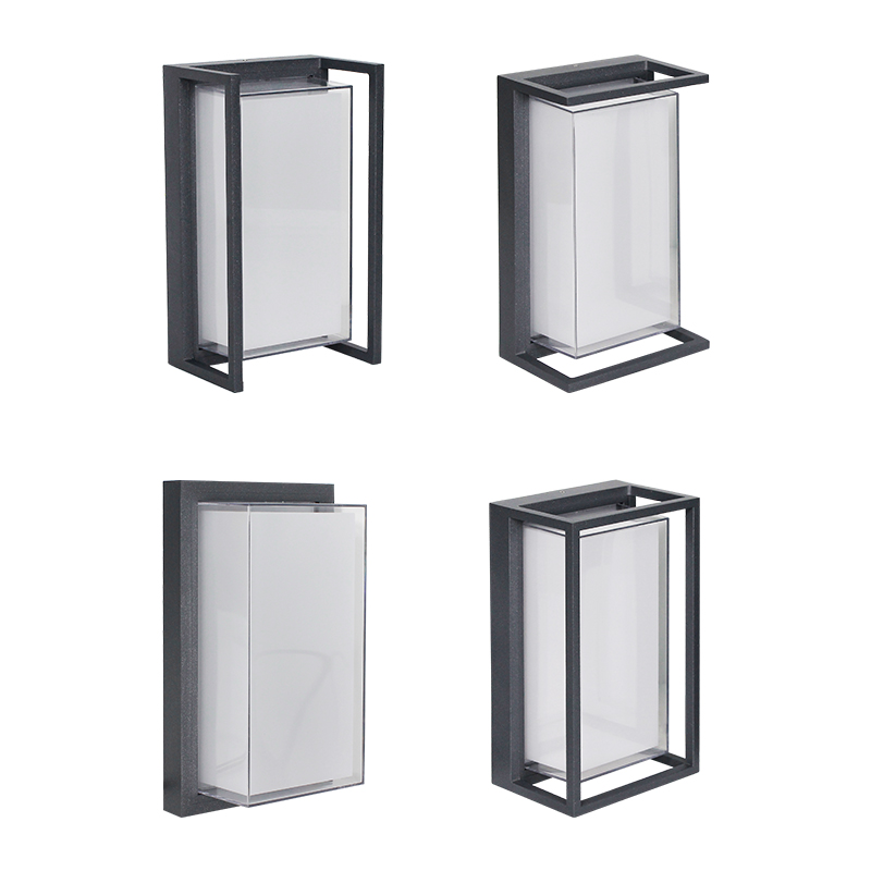 Outdoor LED Wall Mounted Light Aluminum Porch Corridor Wall Lamp Waterproof Exterior Sconce Light