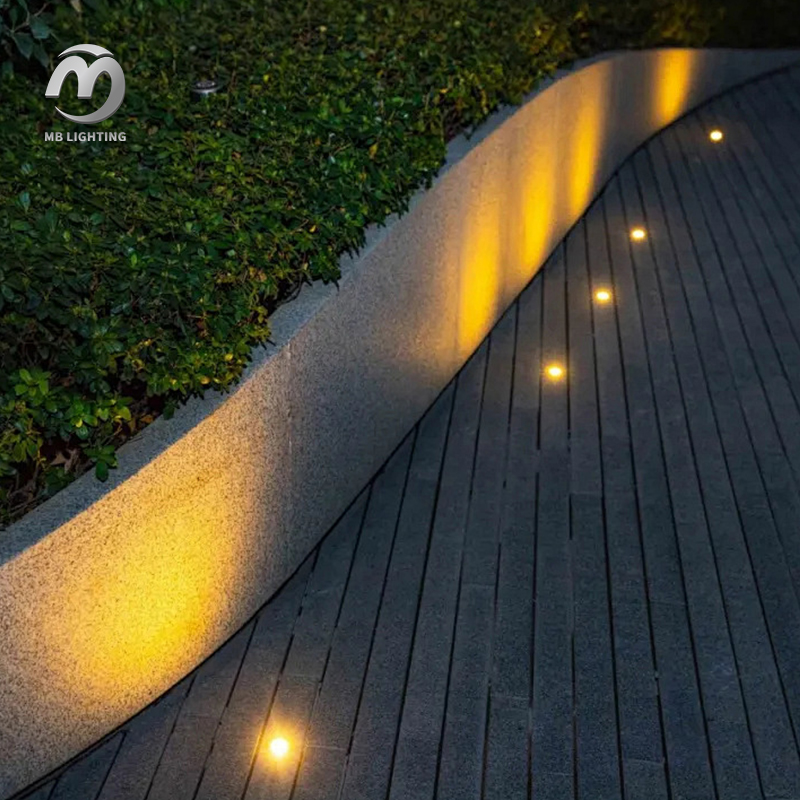 Outdoor Underground Lighting Step Stair Led Inground Light Waterproof Recessed Deck Light