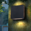 Modern 15W Led Wall Light Aluminum Outdoor Sconce Lighting Waterproof Square Porch Lamp
