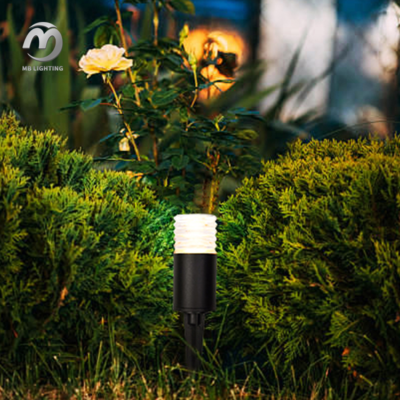 IP65 Outdoor Acrylic Landscape Lawn Light Garden LED Spike Light Aluminum Pathway Night Lamp