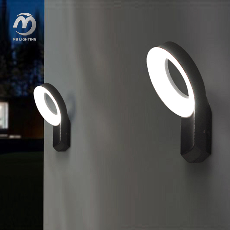 Aluminum Courtyard Decoration Lighting Outdoor Waterproof Corridor Light 12w Garden Led Wall Light