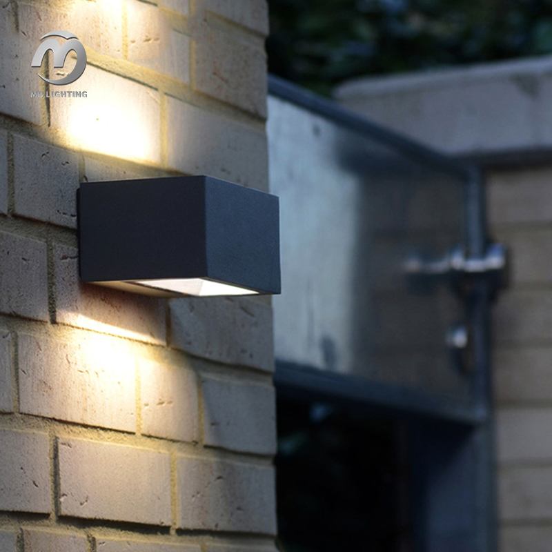 Waterproof Wall Mount Lamp Outdoor Up Down Led Wall Light Corridor Courtyard Sconce Lamps