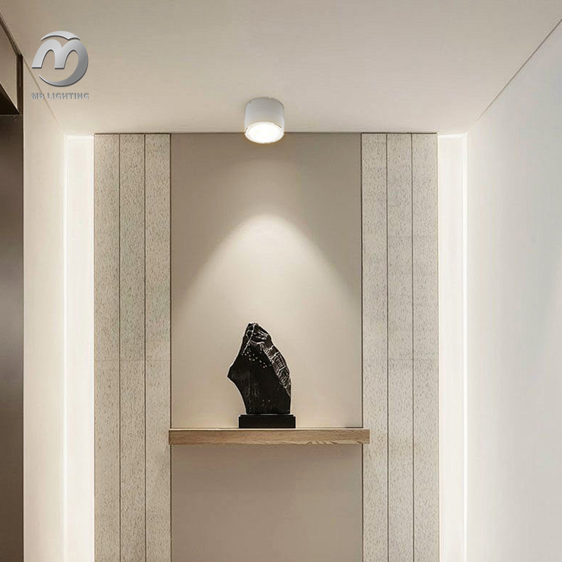 Waterproof Surface Mounted Cylinder Led Downlight Interior Hotel Ceiling Spot Light Modern Ceiling Lights