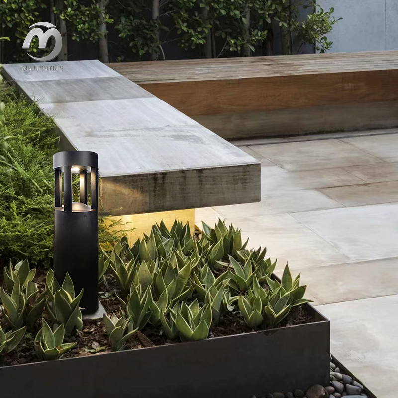 Outdoor Garden Lawn Lights 10W LED Bollard Light Waterproof Pathway Courtyard Lamp