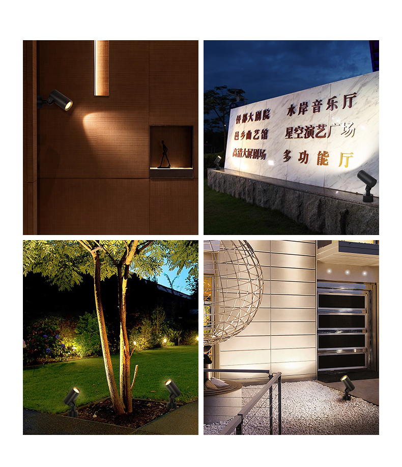 outdoor pathway spotlight