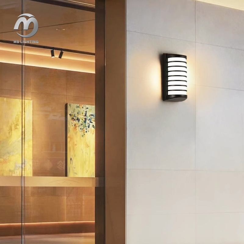 Aluminum Garden Waterproof LED Wall Light Outdoor Wall Mounted Lighting Decoration Bulkhead Light