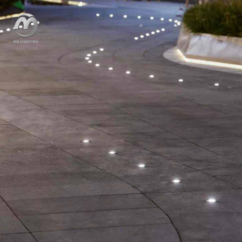 Waterproof Small Inground Mini Deck Light Landscape Led Underground Light Stainless Steel Buried Light