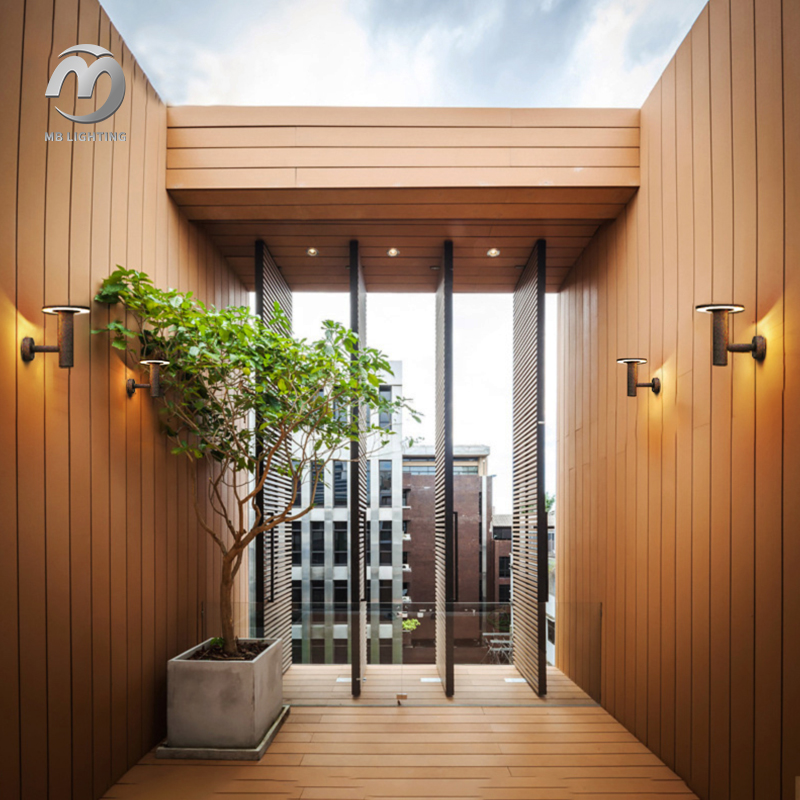 Wall Mounted Porch Corridor Sconce Lights Outdoor LED Wall Light Waterproof Garden Bracket Light