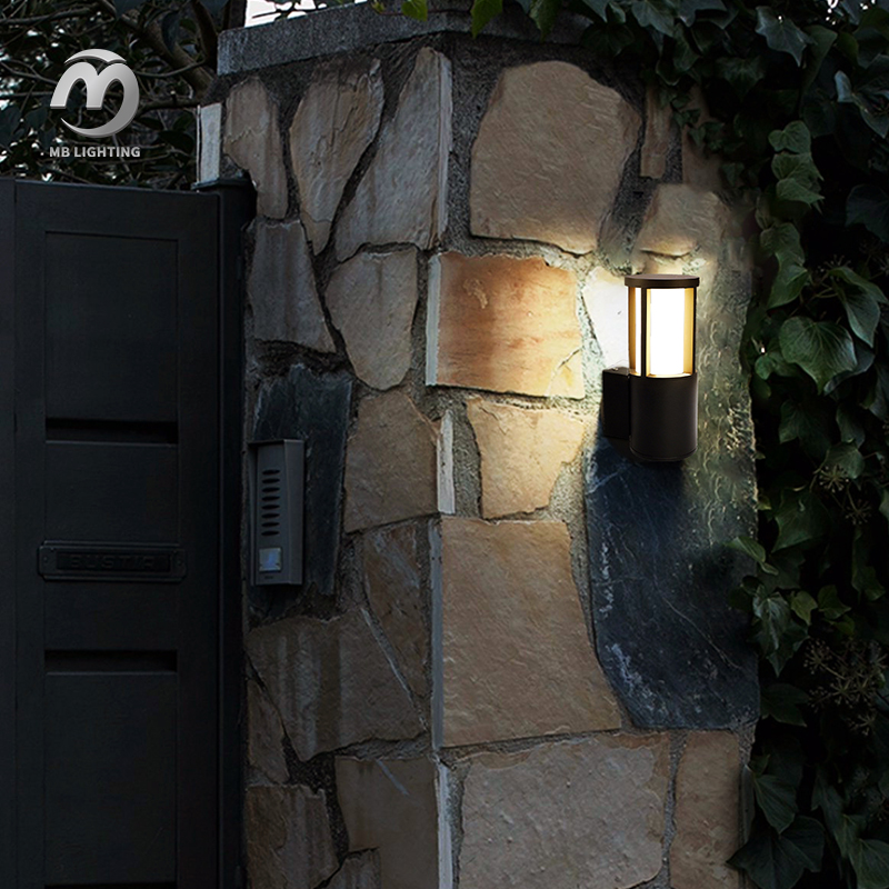 Outdoor Sconce Lighting Porch Patio Wall Mounted Up Lights Waterproof LED Wall Lamps