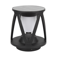 Outdoor Courtyard Led Pillar Light Waterproof Post Headlamp Solar Garden Villa Column Light