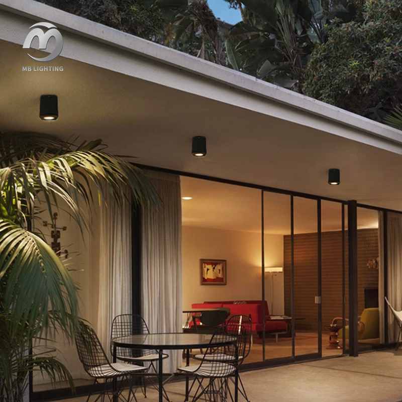 Waterproof Outdoor Surface Mounted Led Ceiling Light Modern Ceiling Down Lights Aluminum Spot Lamps