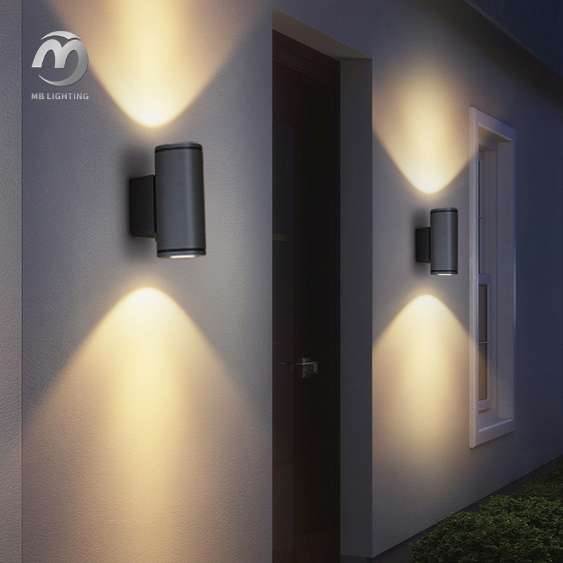Modern Waterproof Wall Mounted Light Porch Corridor Sconce Lights Outdoor LED Wall Light