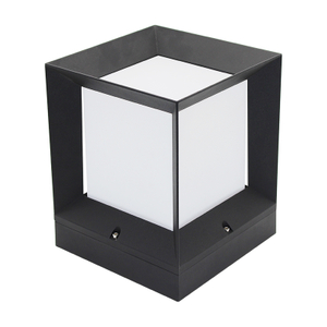 Waterproof LED Column Light Modern Pillar Lamp Outdoor Square Garden Lights