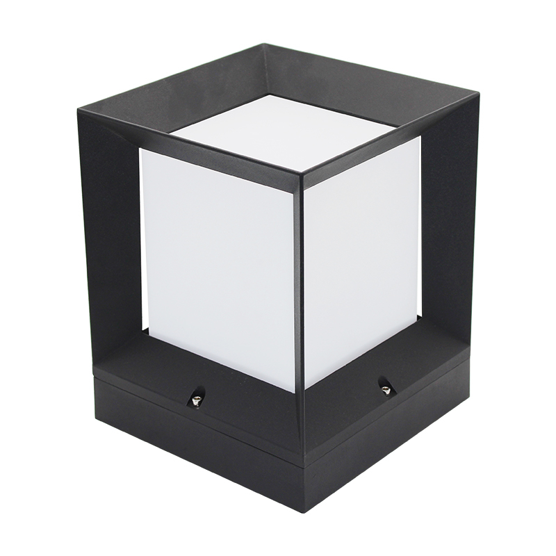 Waterproof LED Column Light Modern Pillar Lamp Outdoor Square Garden Lights