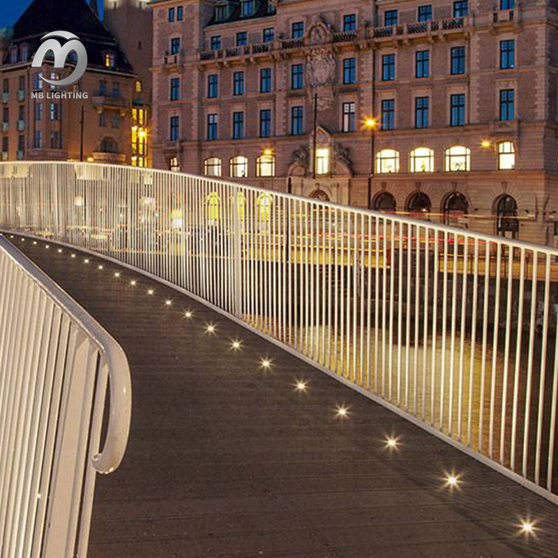 LED Mini Spotlight Outdoor Recessed Waterproof Landscape Floor Light Deck Path Channel Underground Light
