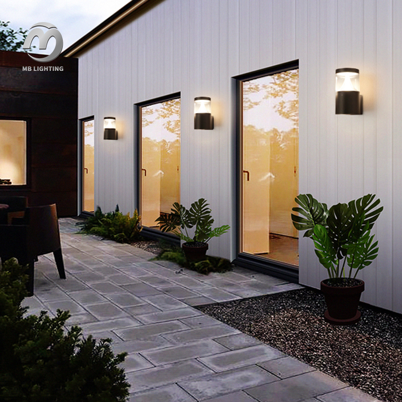 Waterproof Outdoor Lighting Aluminium Garden LED Wall Light Indoor Outdoor Sconce Light