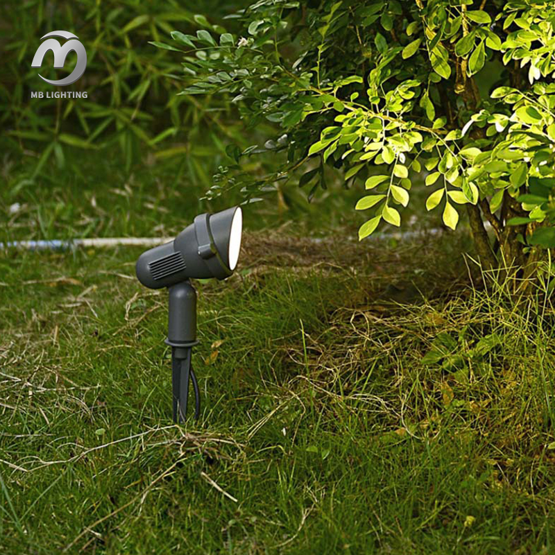 Waterproof 10W LED Lawn Lamp Outdoor Garden LED Spike Light Landscape Spot Lights