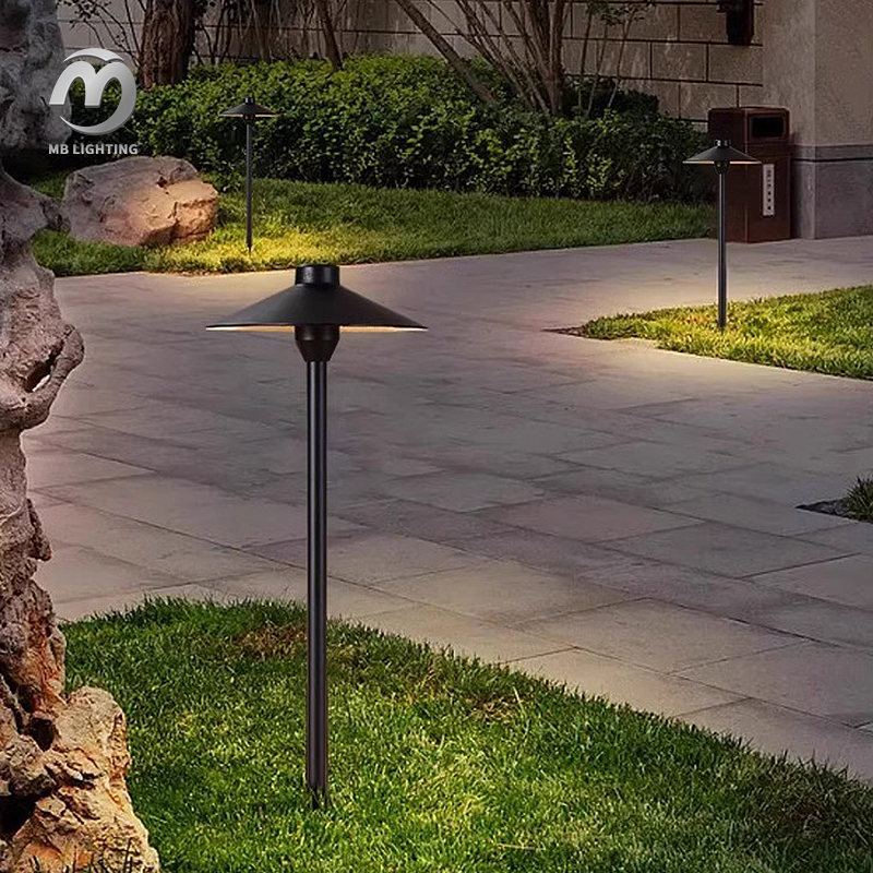 Outdoor Decorative Pathway Garden Lights Mushroom Lawn Lamp AC/DC LED Landscape Light