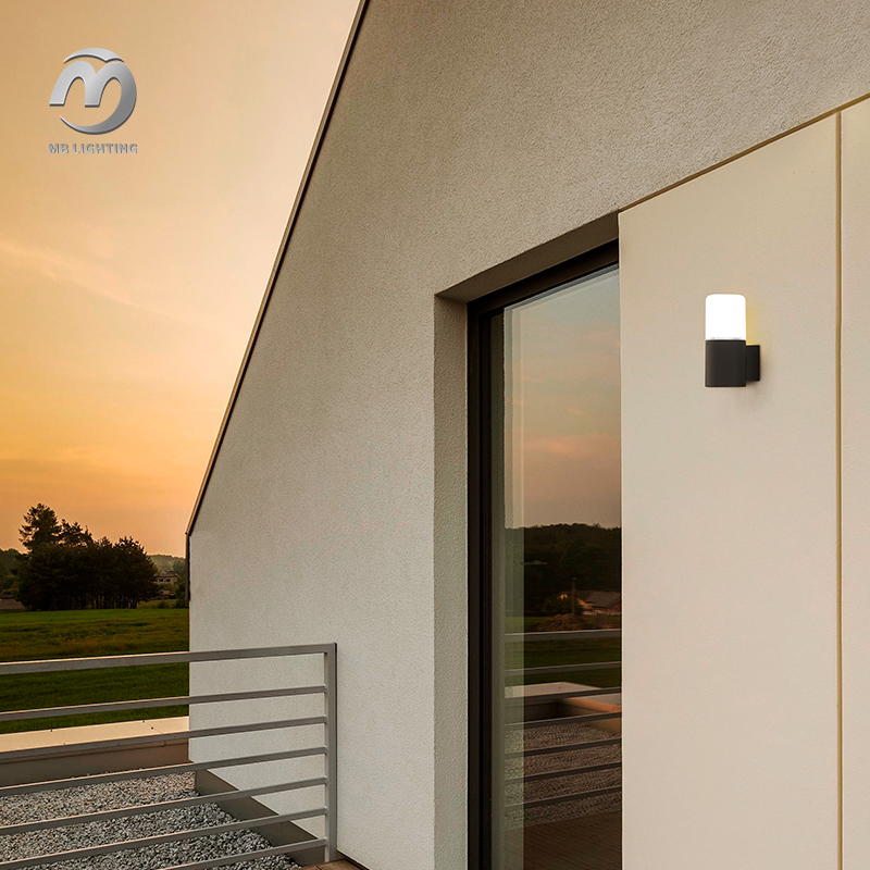 Modern Outdoor Aluminum Wall Lamp Garden Lighting Decoration Wall Mounted Porch Corridor Sconce Lights