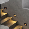 Hotel Footlight 3W Corridor Stair Light Square Led Wall Lamp Outdoor Embedded Step Light