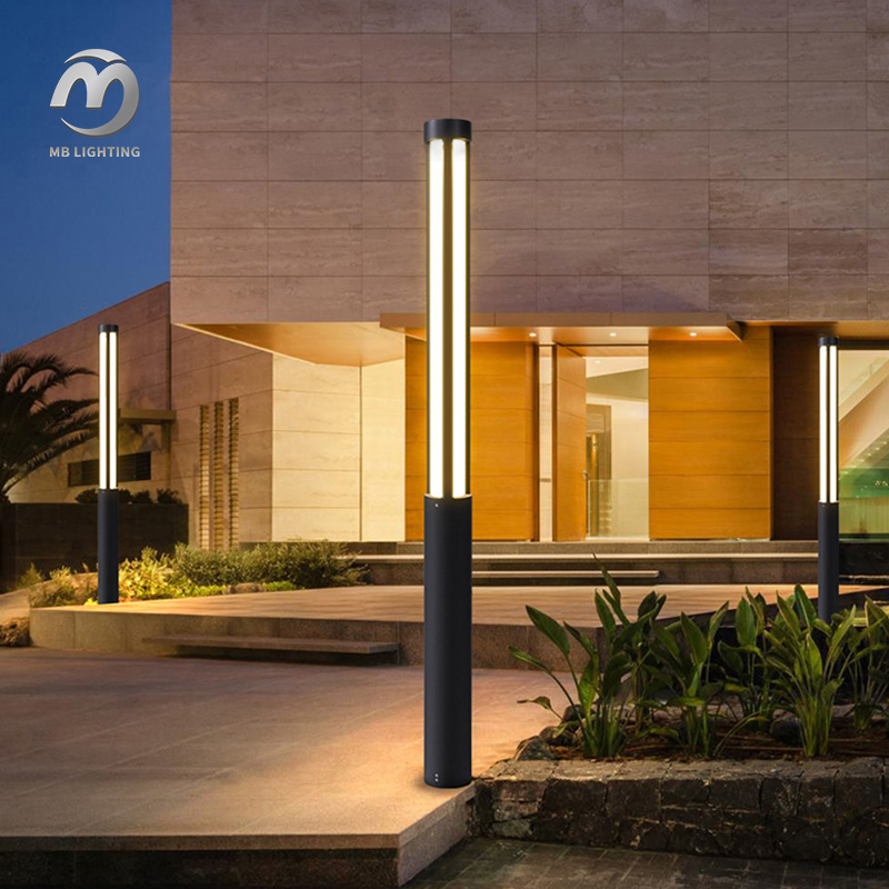 Outdoor Lighting 40W LED Bollard Lights Landscape Park Light Waterproof Garden Lights