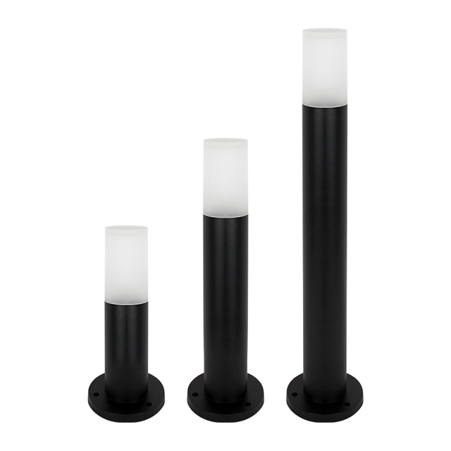 Outdoor Modern LED Bollard Lawn Lamp Community Garden Park Lighting Aluminum Waterproof Pathway Lights