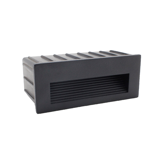 Recessed Rectangle Led Step Light 3W Stair Lighting Waterproof Outdoor Wall Light
