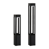 Outdoor Garden Lights Solar LED Lawn Bollard Light Aluminum Body for Villa Landscape Lighting