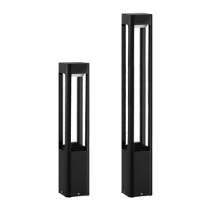 Outdoor Garden Lights Solar LED Lawn Bollard Light Aluminum Body for Villa Landscape Lighting