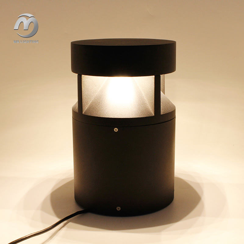 Modern Outside Garden Porch Lights Waterproof LED Landscape Light Bollard Lamp Lawn Lighting Decoration