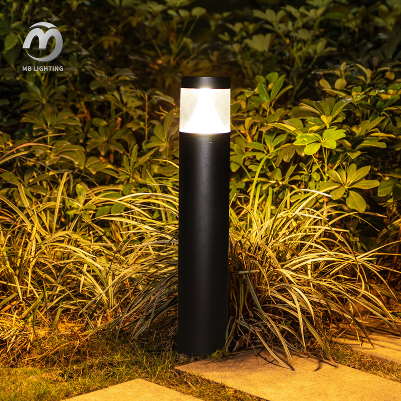 Factory Modern Aluminium Landscape Park Bollard Light Outdoor Garden Lamp Villa Led Lawn Light