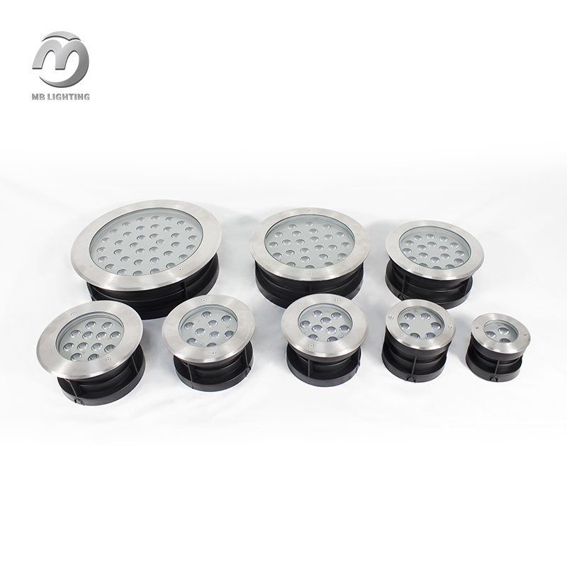 IP67 Waterproof Stainless Steel Floor Embedded Deck Underground Spotlight Outdoor Landscape LED Underground Light