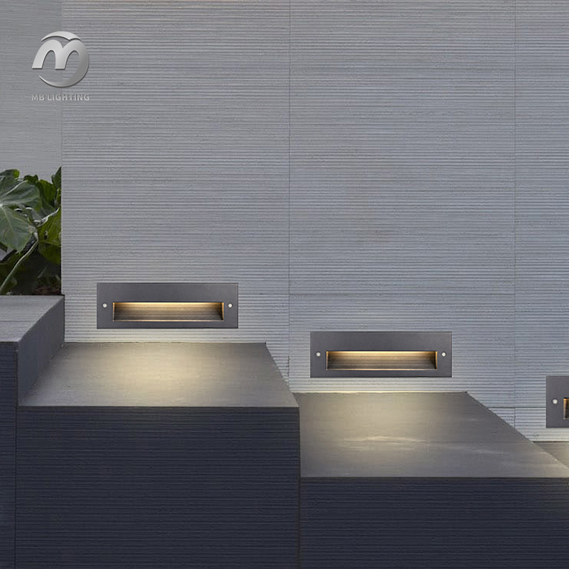 LED Outdoor Step Light Foot Light Waterproof Wall Corner Lamps Corridor Step Stair Light
