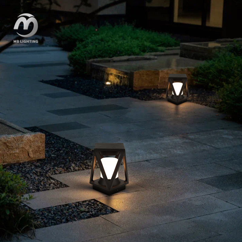 Waterproof 10W Led Column Lamp Outdoor Gate Post Lights Landscape Garden Pillar Lights