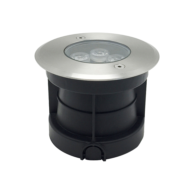Stainless Steel Underground Lights Outdoor Waterproof LED Buried Lights Path Lawn Recessed Deck Lights